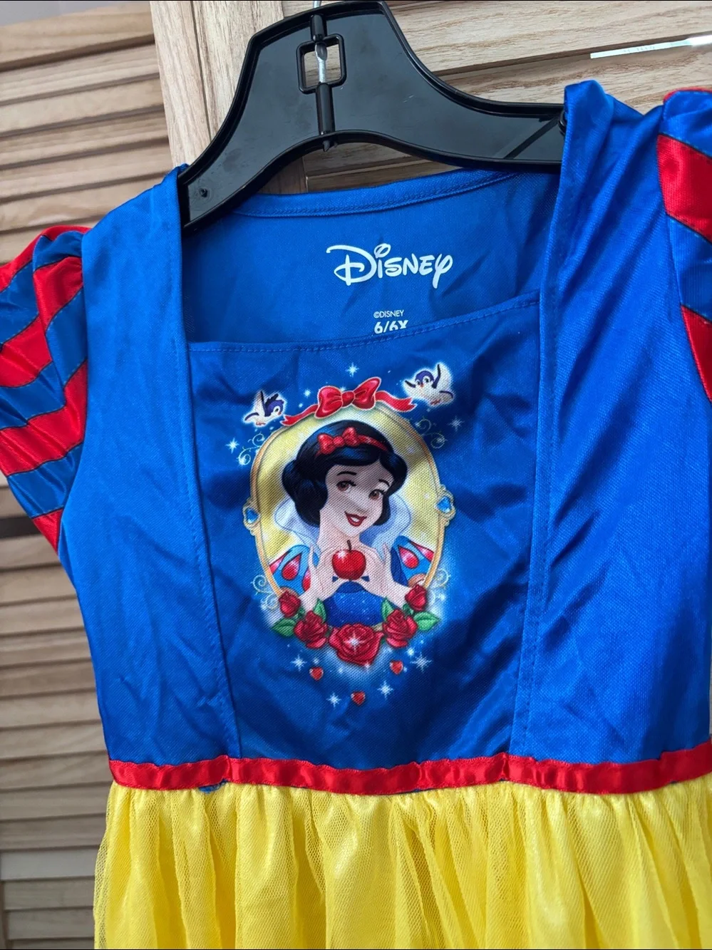 Disney Snow White Inspired Dress - Blue, Yellow & Red 6/6X